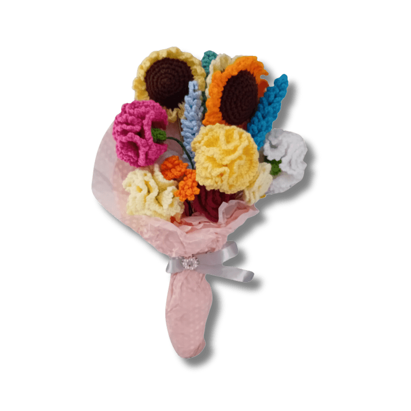 Carmel's Crochet Bouquet of Flowers - carmels-crochet.co.uk