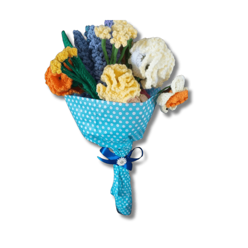 Carmel's Crochet Bouquet of Flowers - carmels-crochet.co.uk